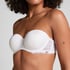 Angie Padded Strapless Underwired Bra, White