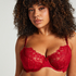 Charlotta Non-Padded Underwired Bra, Red