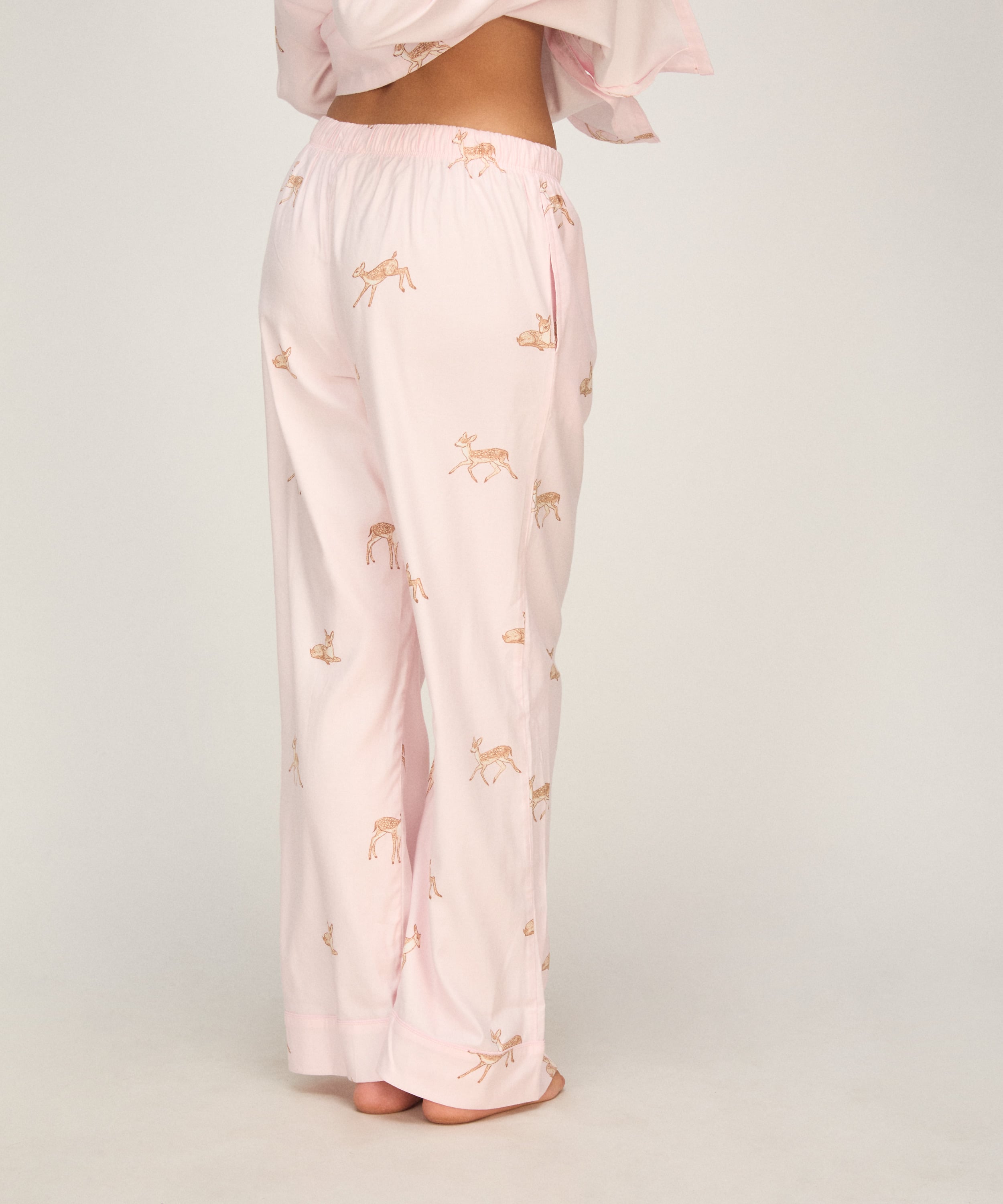 Pant Woven Deer, Pink, main
