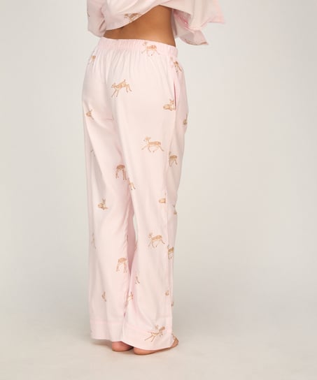 Pant Woven Deer, Pink