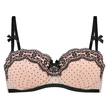 Doutzen Divination padded strapless underwired bra, Pink