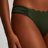 Scallop Rio Bikini Bottoms, Green