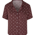 Pyjama Jacket Satin, Brown