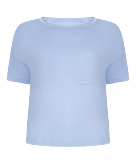 Short-Sleeved Top, Blue