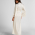 Kimono Long Satin Valerie, White