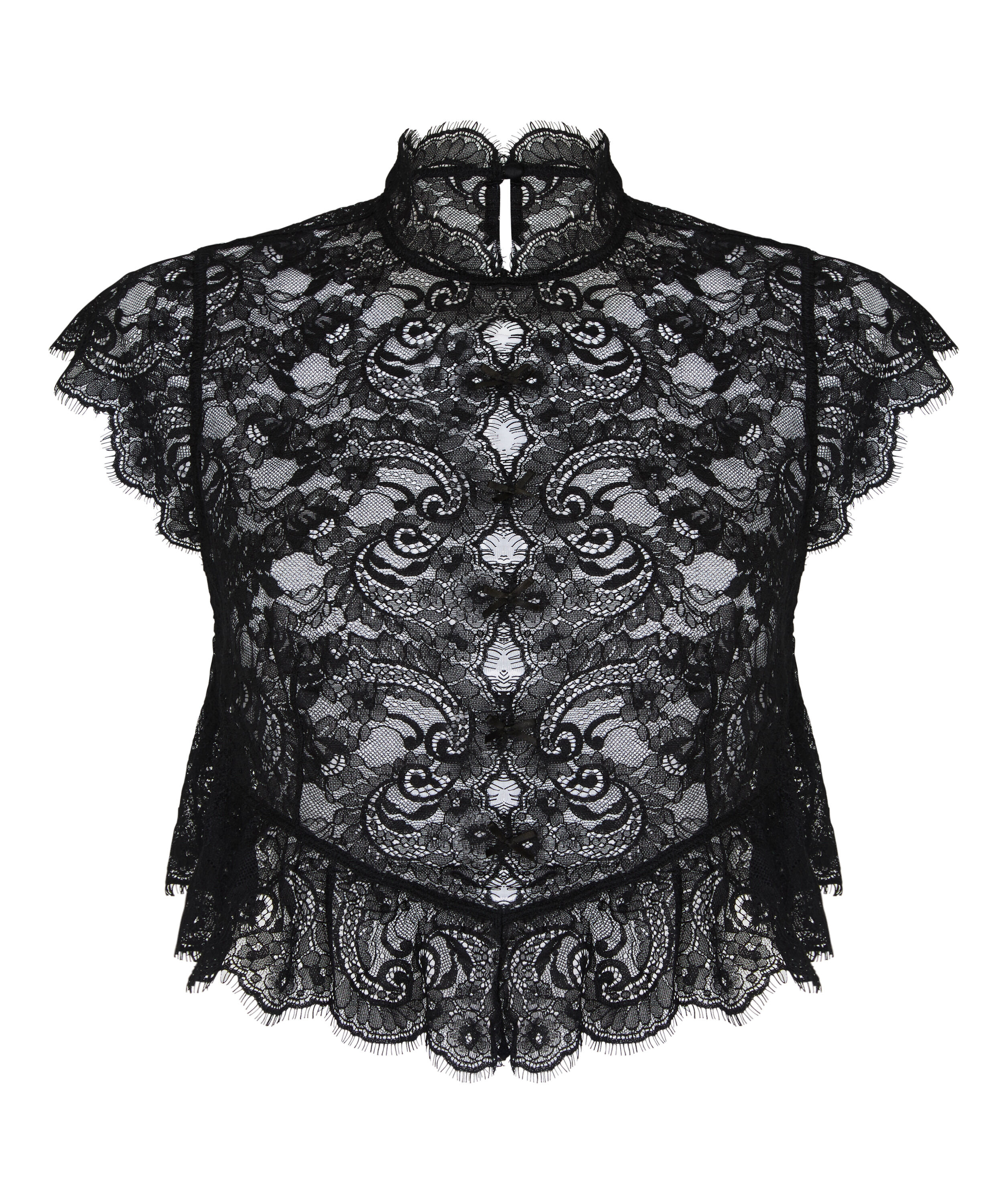 Top Allover Lace Legacy, Black