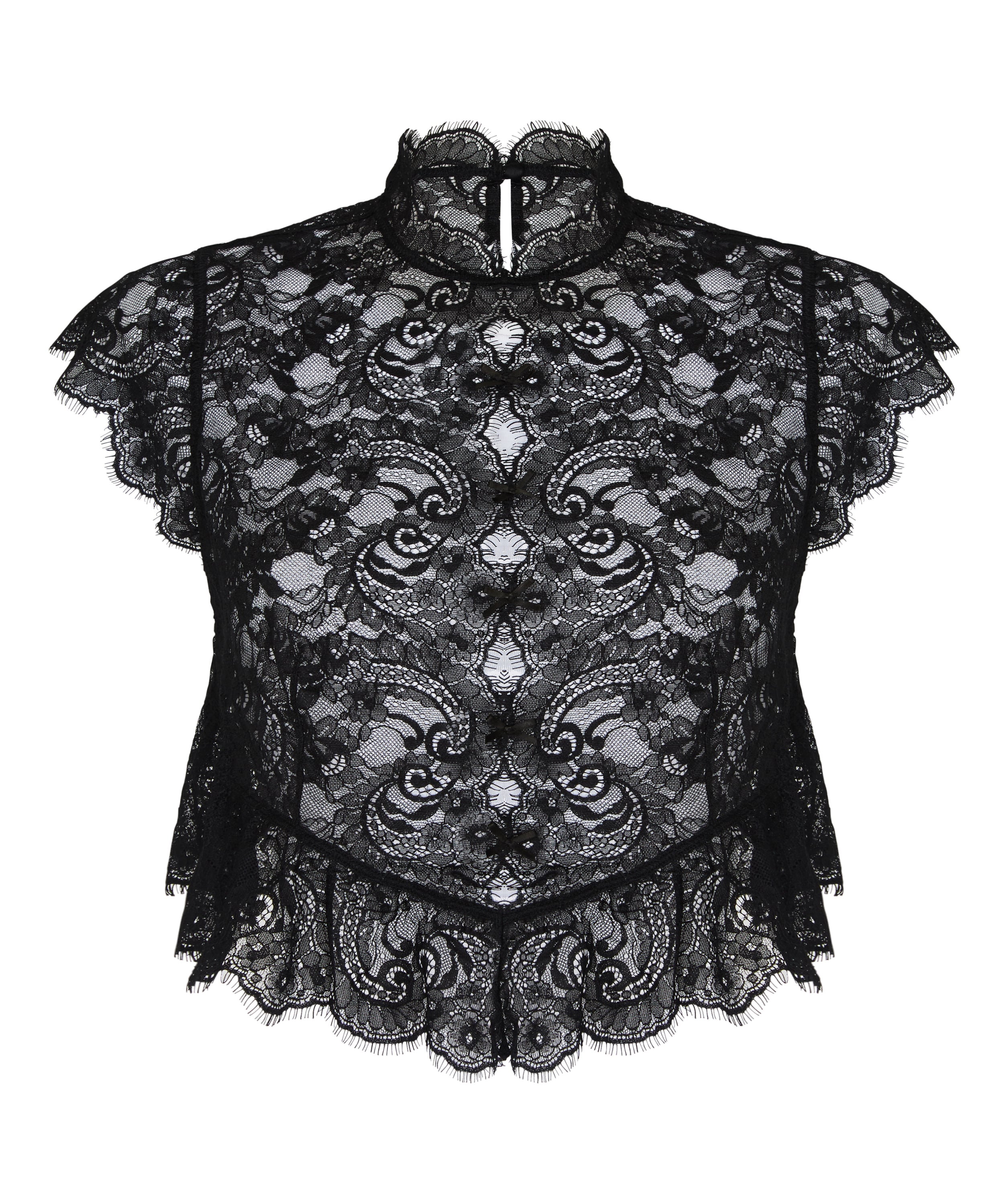 Top Allover Lace Legacy, Black, main