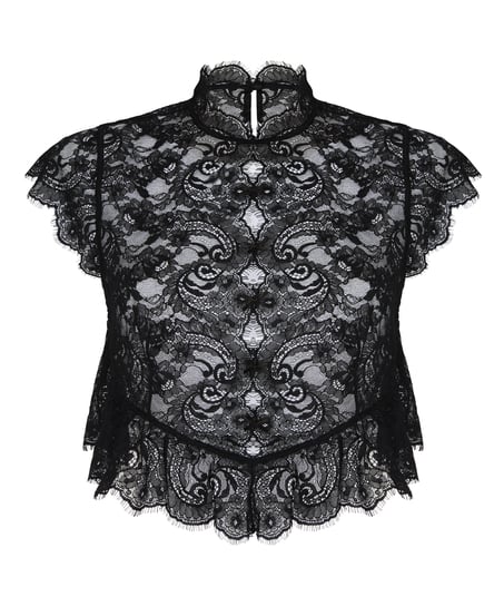 Top Allover Lace Legacy, Black