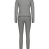 Waffle pyjama set, Gray