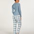 Long-Sleeved Pyjama Top, Blue
