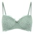 Marine Padded Underwired Bra, Green