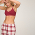 Dide Triangle Bralette, Red