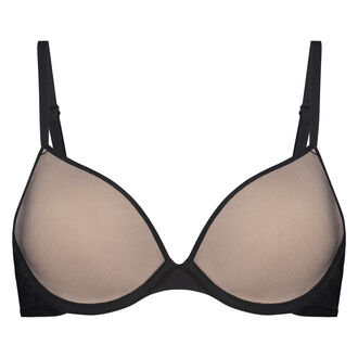 Kylie Padded Underwired Bra, Black