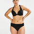 Sunset Dreams padded underwired bikini top Cup E +, Black