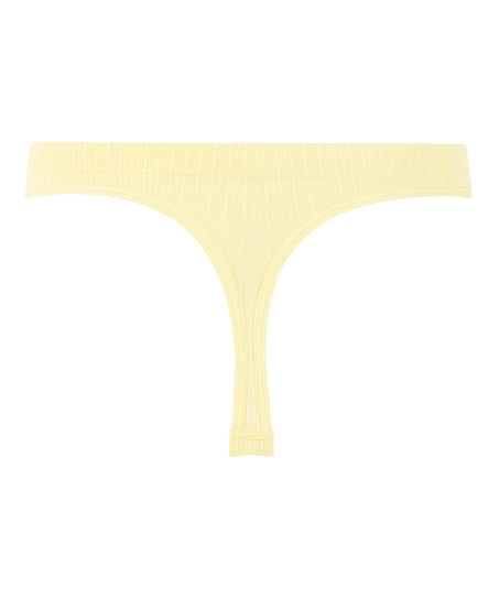 Dianne High Leg Thong, Yellow