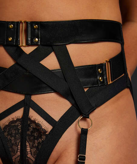 Private Occult suspenders, Black