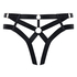 Athena Open Crotch Thong, Black