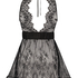 Lace Slip Dress, Black