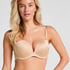 Padded Underwired Strapless Maximizer Bra, Beige