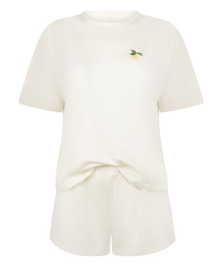 Pyjamaset Cotton, White