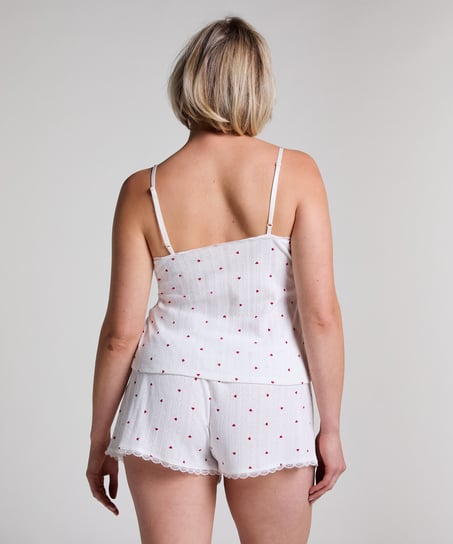 Cami lace top, White