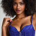 Sable Padded Underwired Push-up Bra, Blue