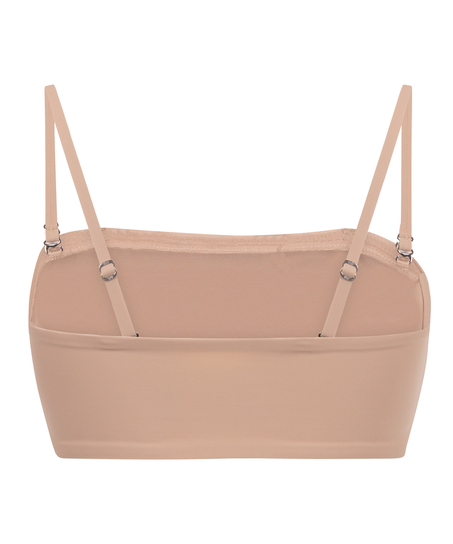 Smooth Bandeau Bralette, Beige