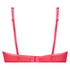 Padded Underwired Demi-Cup Bra Duckie, Red