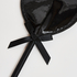 Leather-look private whip, Black