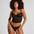 Darcy Non-Padded Underwired Longline Bra, Black