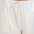Satin Trousers, White