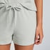 Rib Shorts, Green