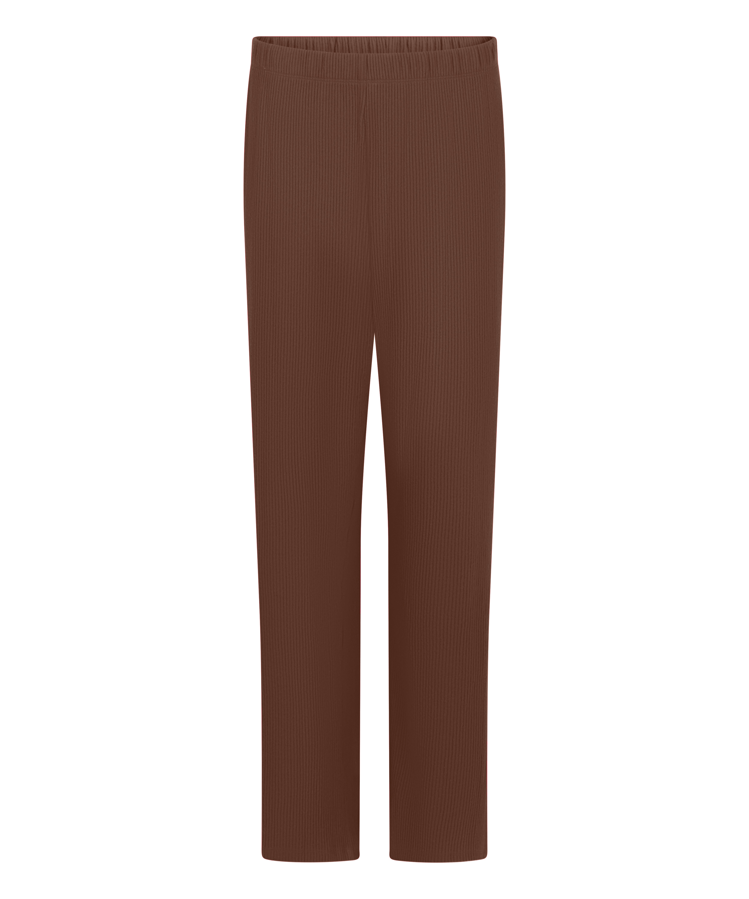 Brushed Jersey Trousers, Brown, main