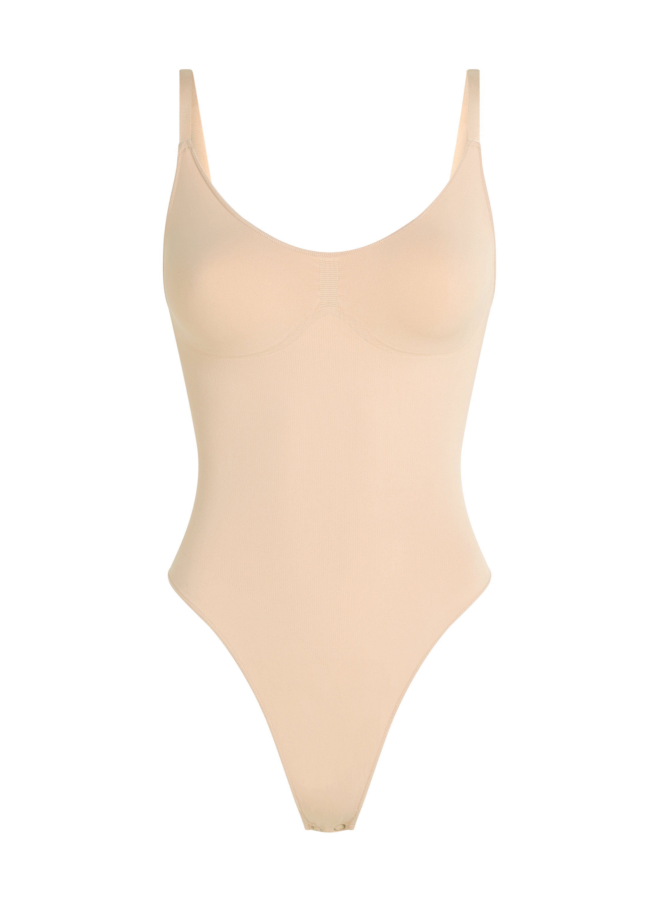 Seamless Enhancing High Leg Body, Beige, main