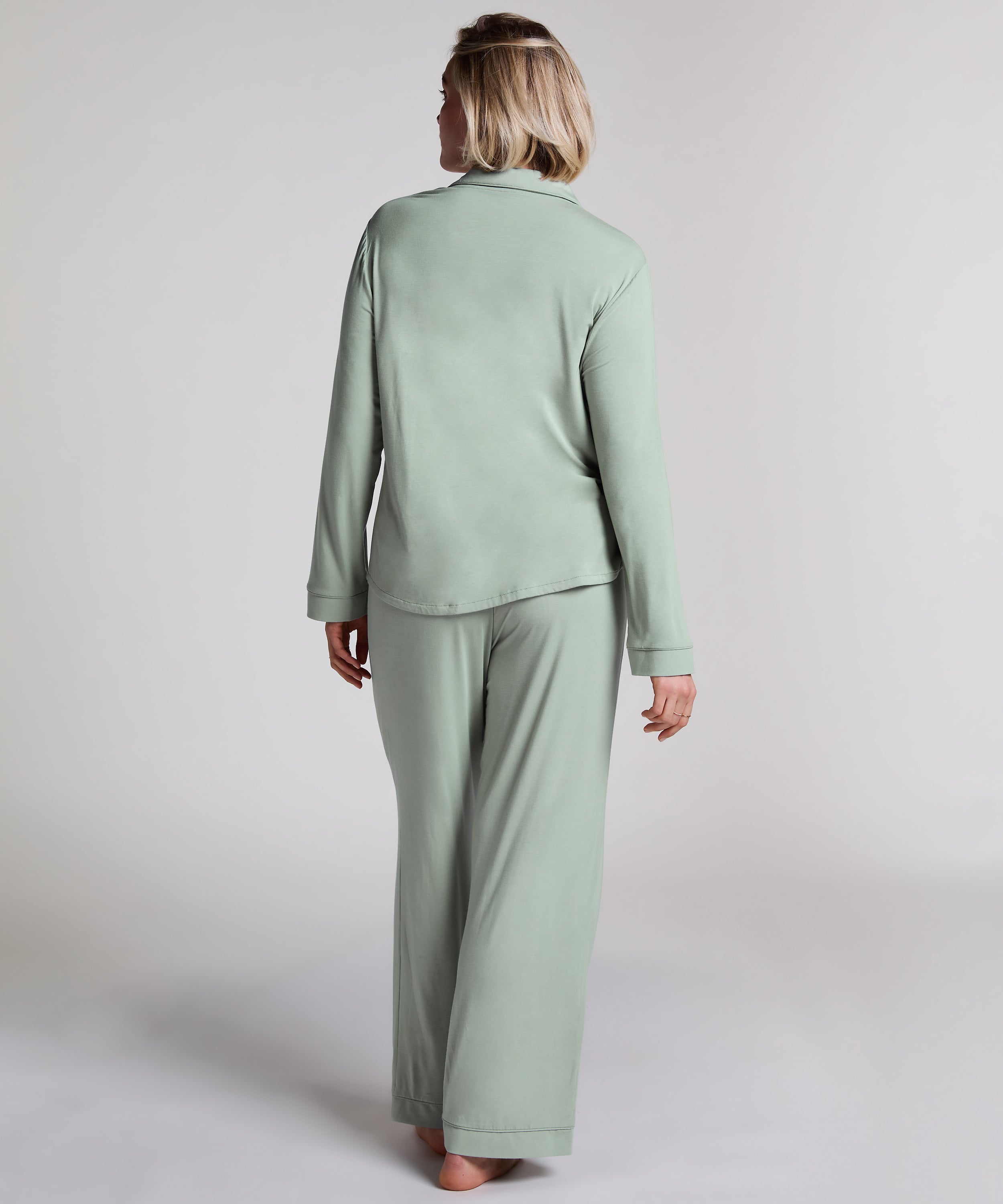 Essential Jersey Long-Sleeved Jacket, Green, main