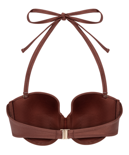 Dune Bandeau Bikini Top, Red