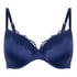 Lace & Shine Padded Underwired Bra, Blue