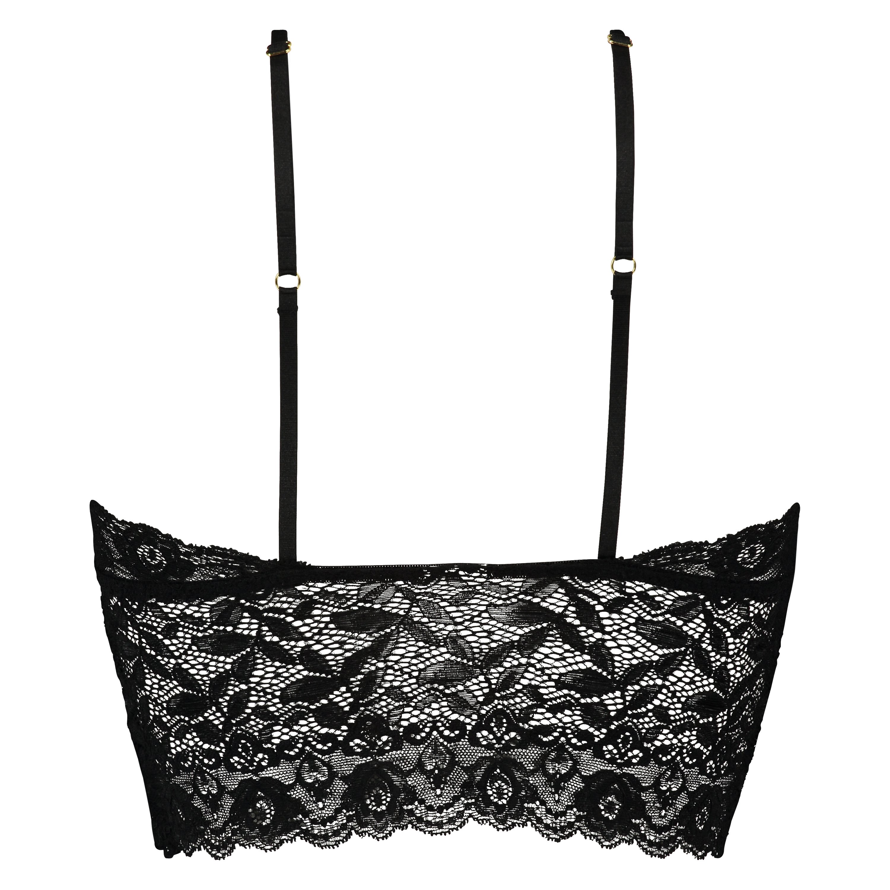 Bralette longline Fancy, Black, main