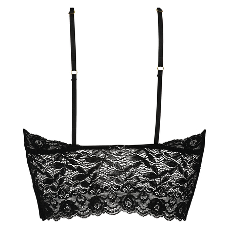 Bralette longline Fancy, Black