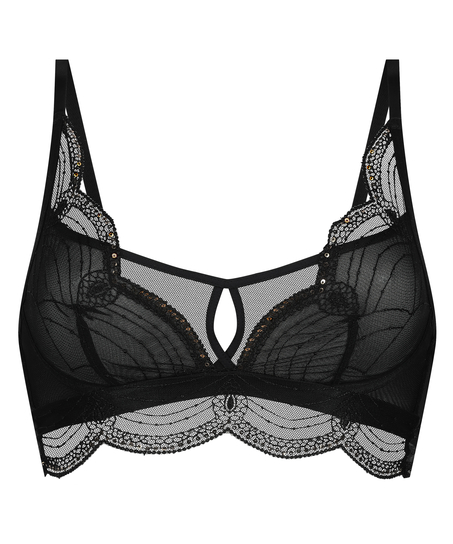 Ruby Bralette, Black