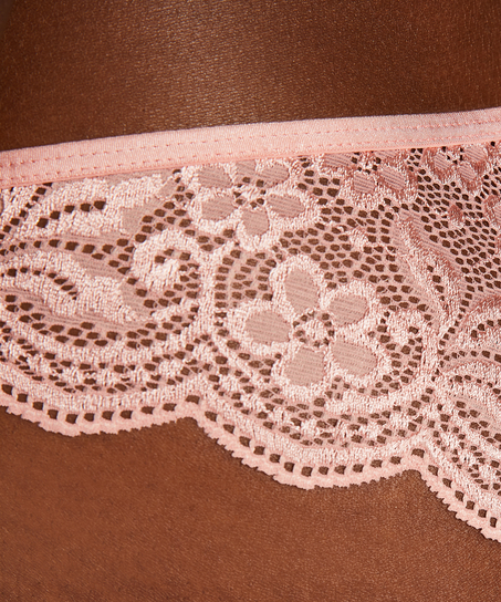 High leg Brazilian, Pink