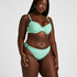 Highleg Bikini Bottom Luxe, Green