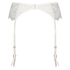 Allegra Suspender belt, White