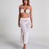 Crochet Midi Skirt, White