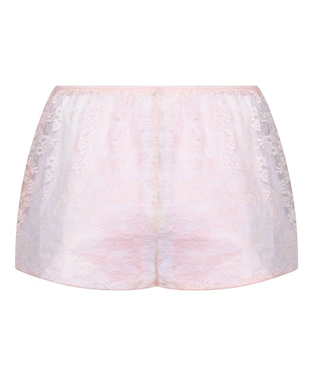 Short Allover Lace, Pink
