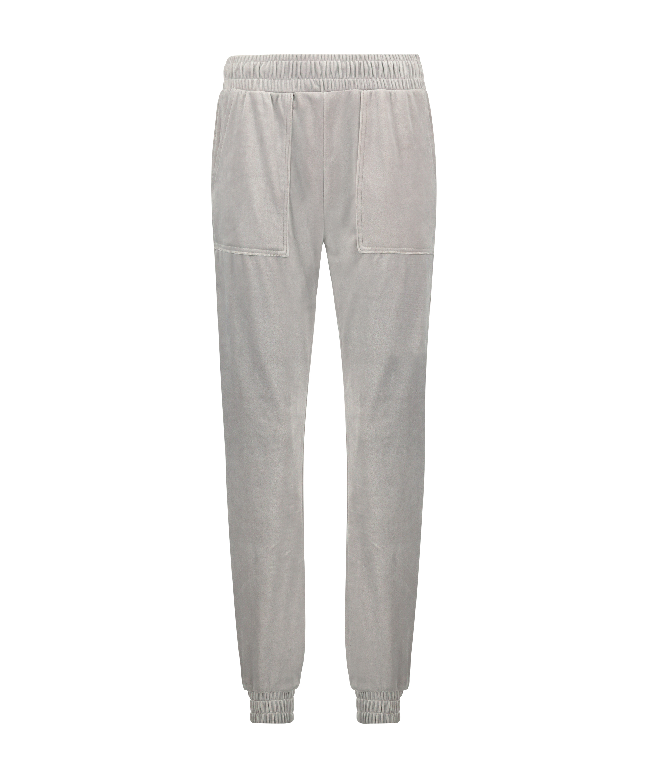 Velour Jogging Bottoms, Gray, main