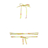 Marrakesh Triangle Bikini Top, Green