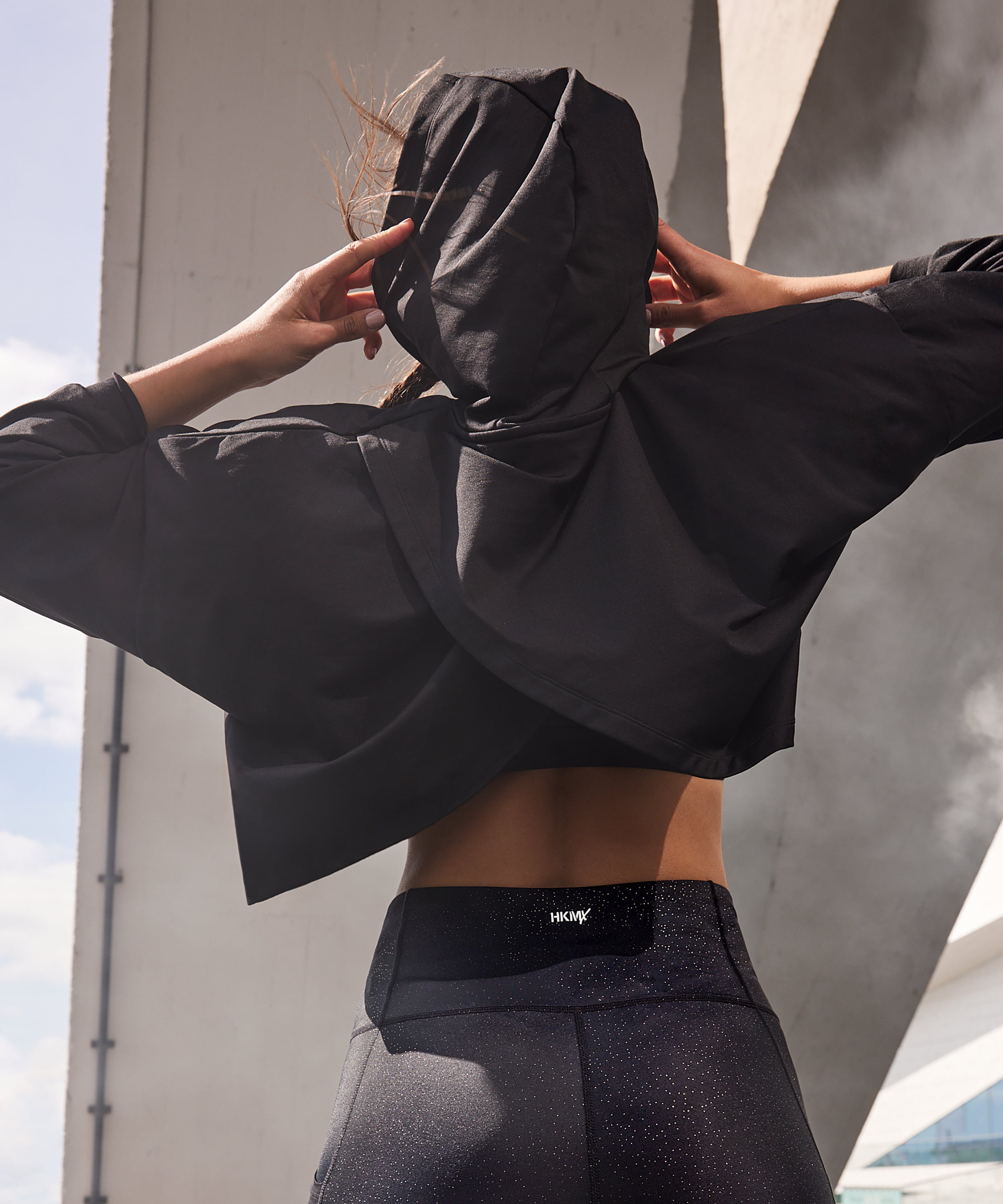 HKMX Hoodie Flow, Black, main