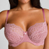 Marine Non-Padded Underwired Bra, Pink
