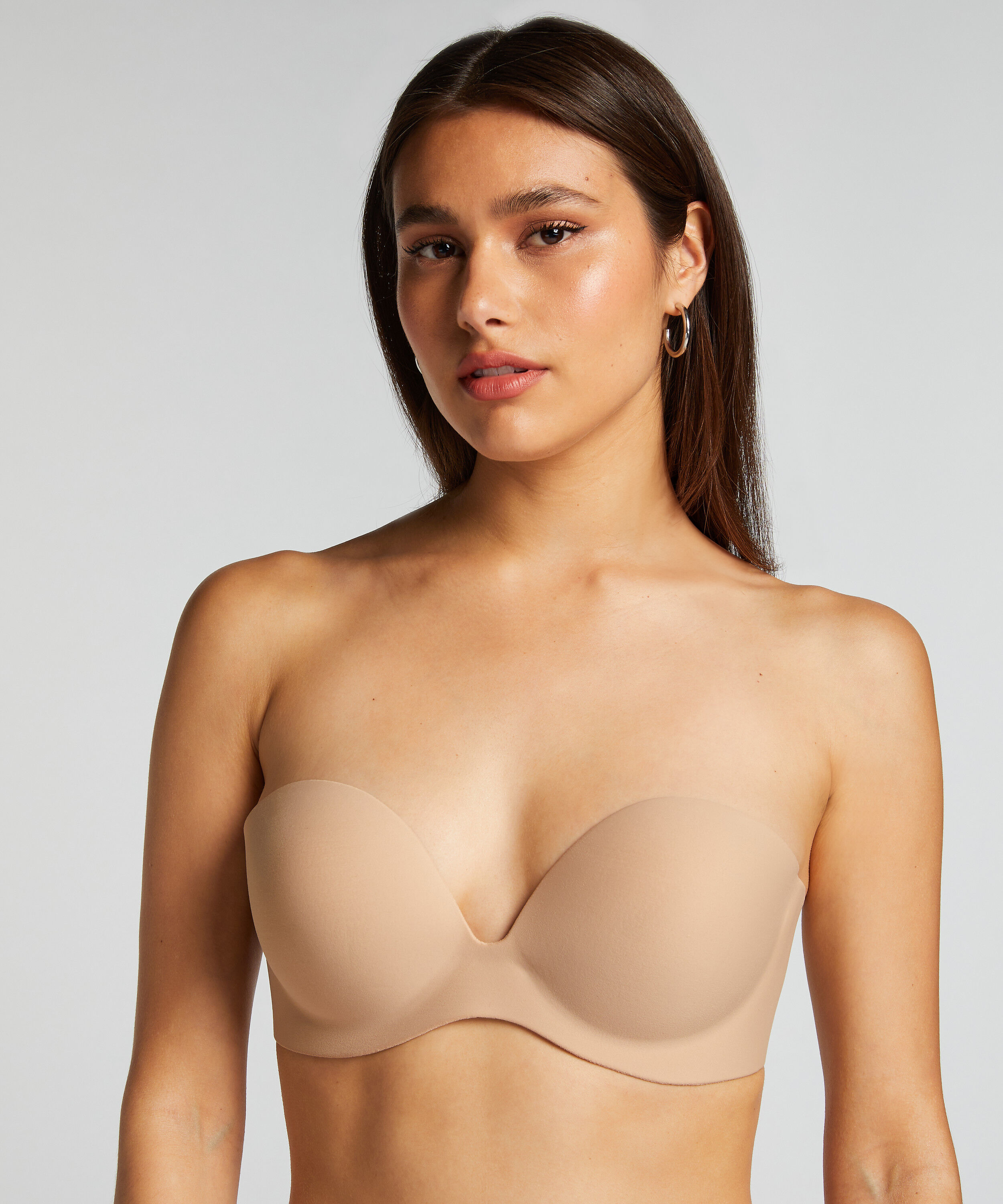 Stick on bra, Beige